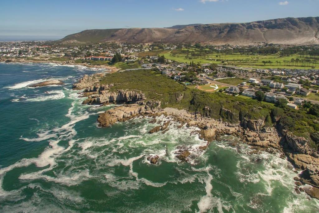 Wild Waters At Kraal Rock On The Cliffs In Hermanus Kültér fotó